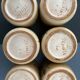 Lot of 6 enamelled terracotta pots - Moroccan pottery