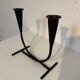 Pair of candlesticks, Folk art, 1950