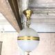 Vintage pendant light, frosted glass ball pendant light, ceiling lamp, chandelier