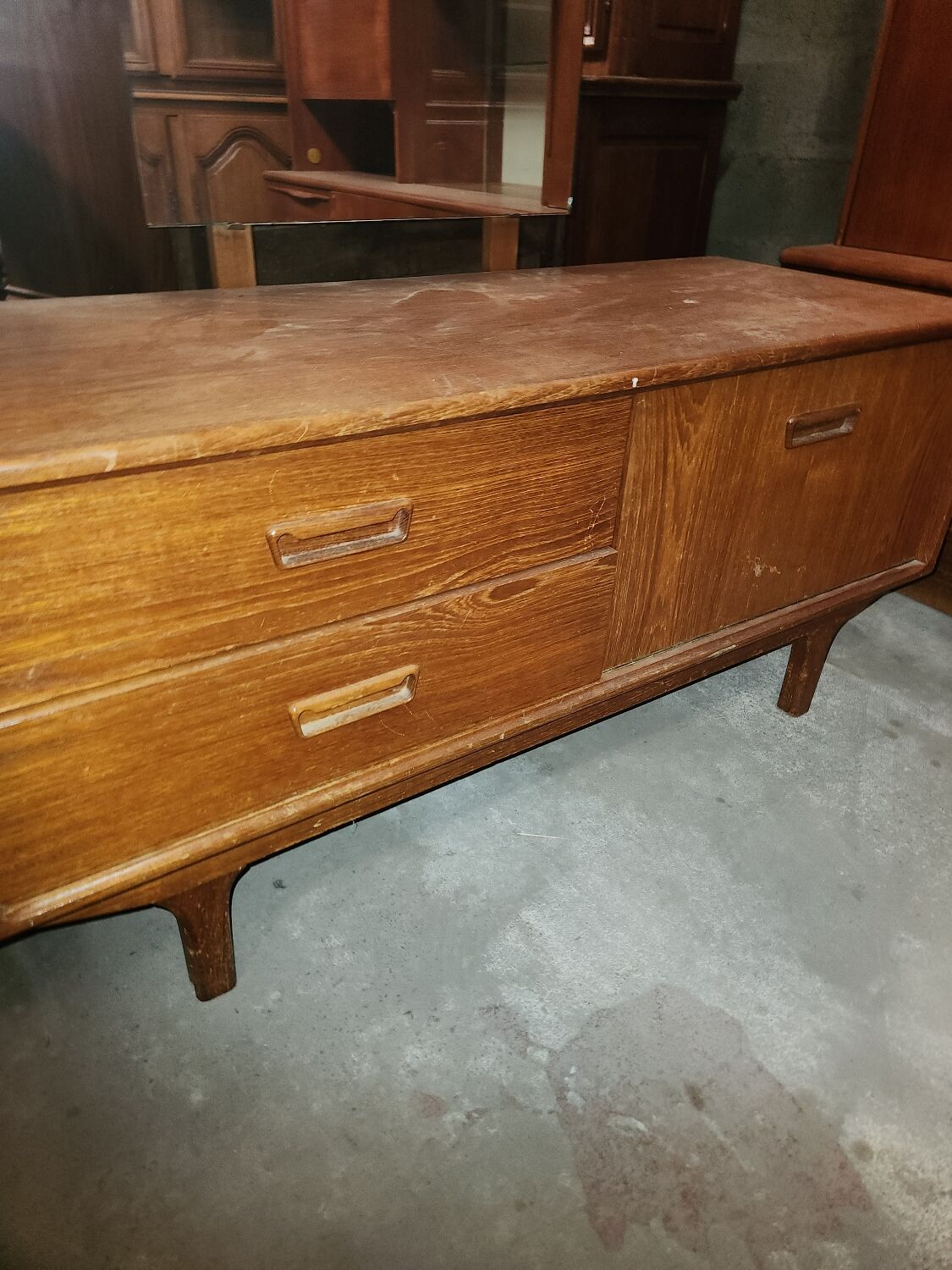 Scandinavian psyche chest of drawers from the 60s