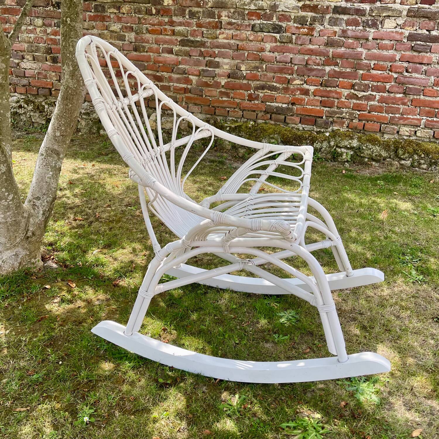 Rattan rocking chair