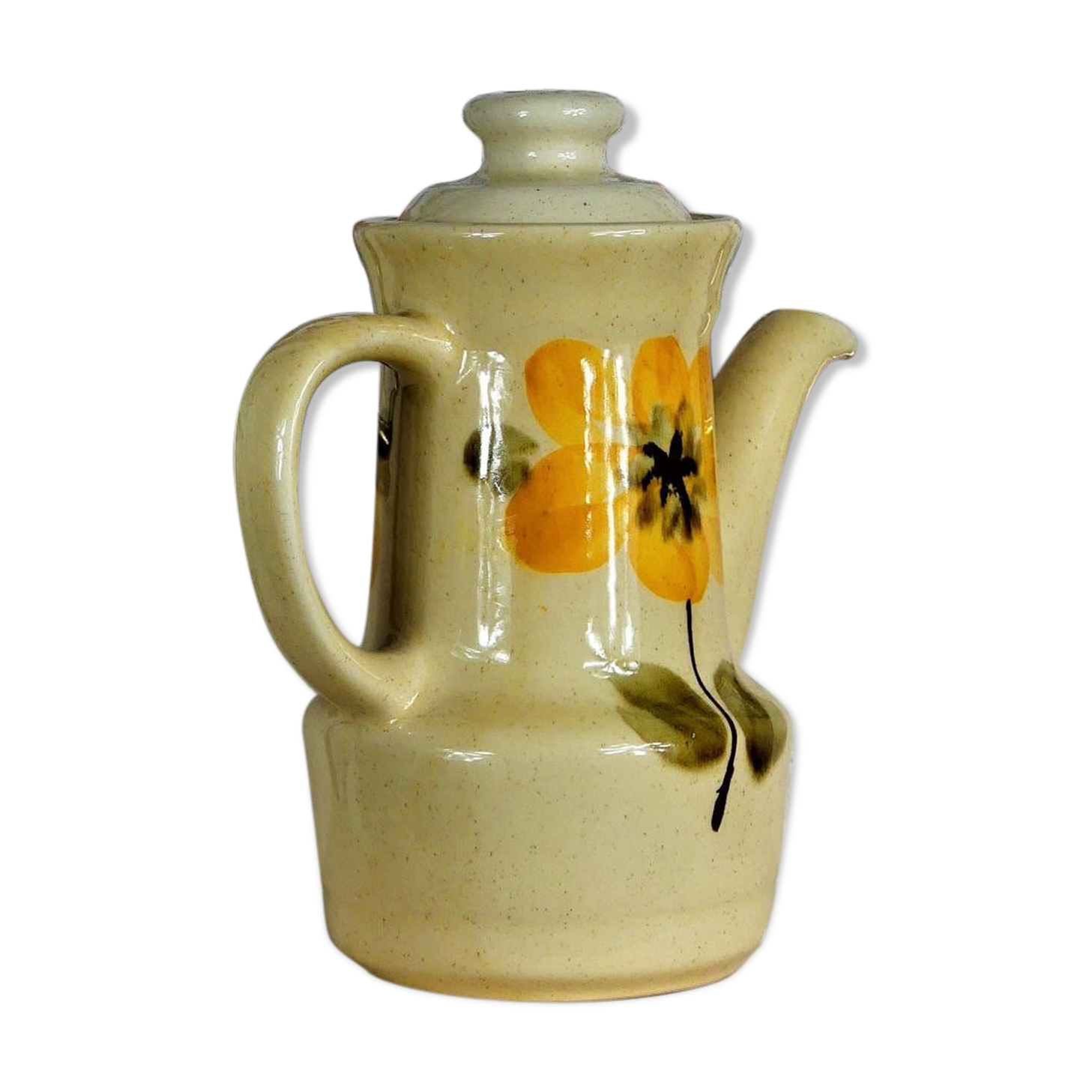 Vintage coffee maker saint-amand hand-painted coffee maker