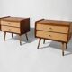 Paire de chevet Scandinave - Vintage circa 1960 1970