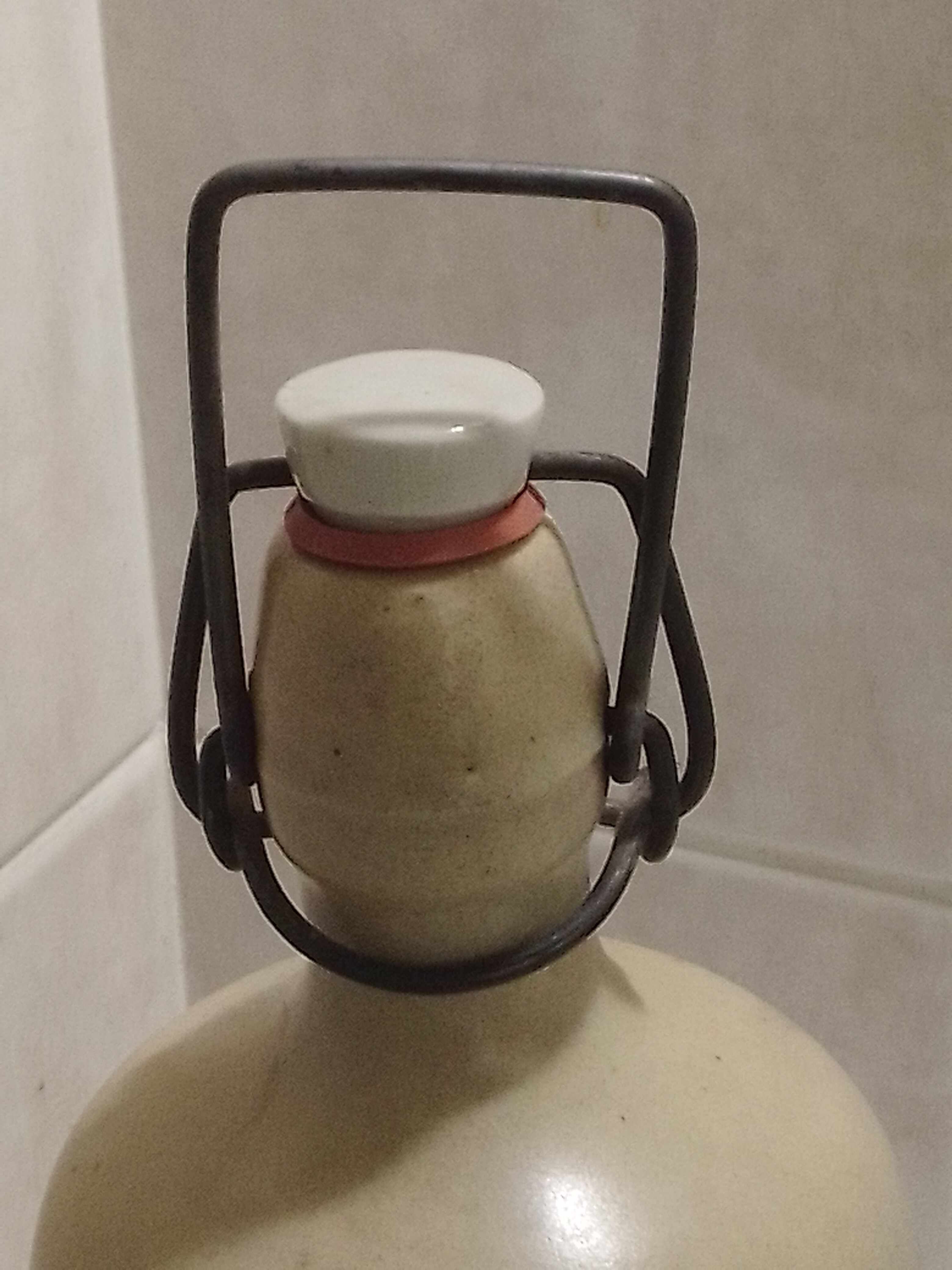 Glazed stoneware bottle