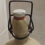 Bouteille en grès émaillé