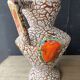 Ceramic amphora vase Vallauris fat lava 1960s