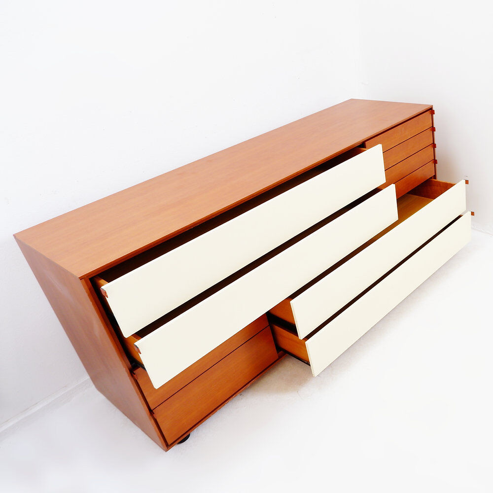 Commode vintage à dix tiroirs par B&B Italia - Années 1970