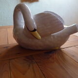 Cache pot cygne manufacture royale nimy
