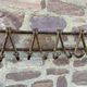 Coat rack bentwood hook style faux bamboo