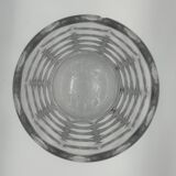 Pressed glass Lens vase by Vladimir Jelinek made in Czechoslovakia Hermanova hut Sklo Union