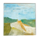 Modern painting - abstract Mediterranean landscape