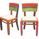 6 chaises Art Déco