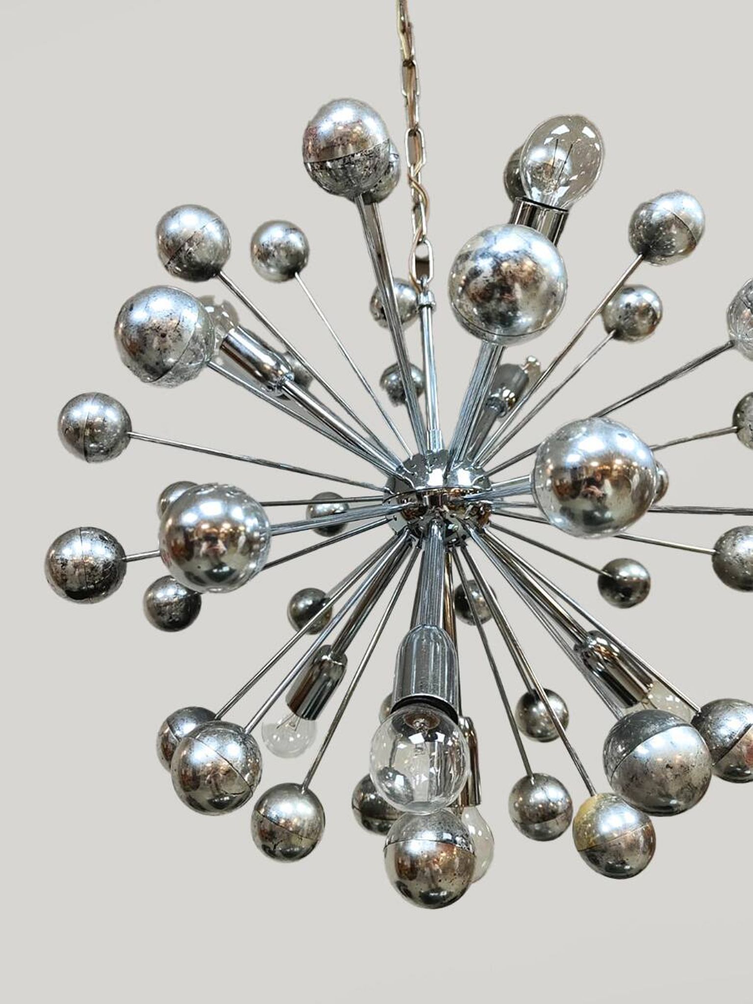 Chandelier vintage design Sputnik Cosack Leuchten 'Ere du spatial'