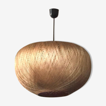 Scandinavian hanging lamp braided