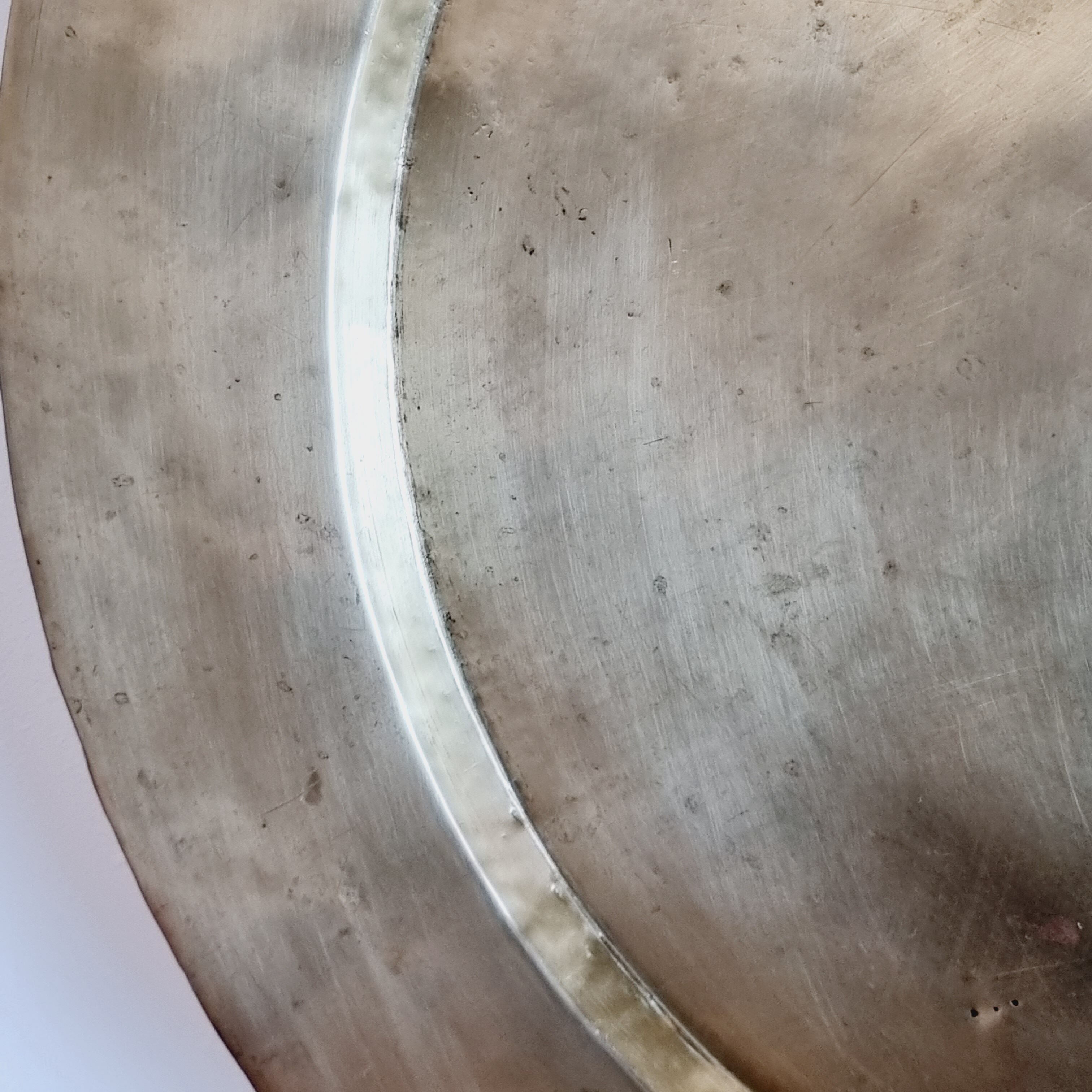Solid brass wall tray
