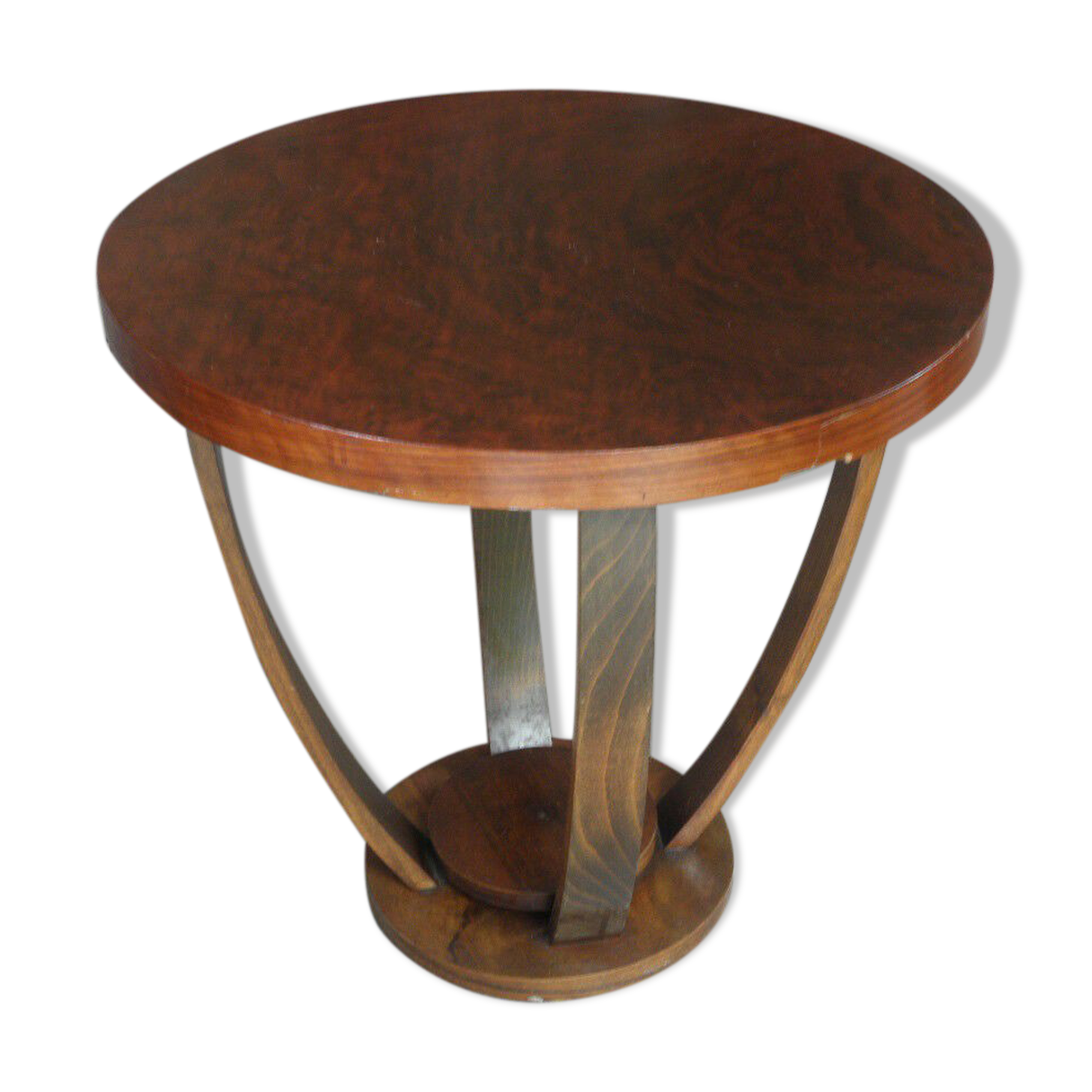 Table basse en bois art déco