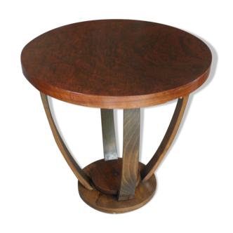 Table basse en bois art déco