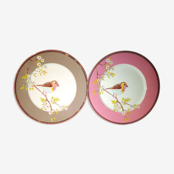 Lot de deux assiettes  pip home