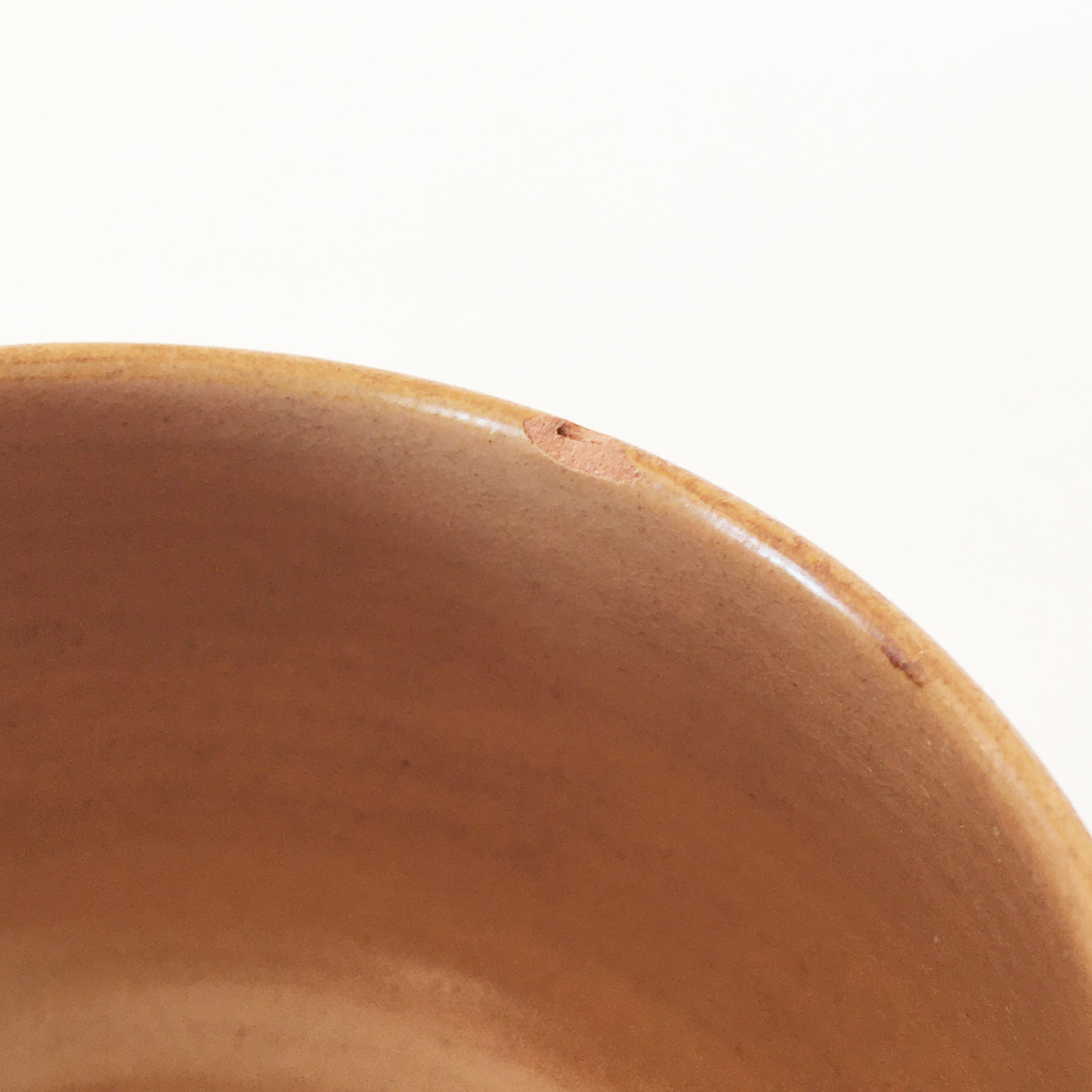 Ceramic cup imitation wood 1970