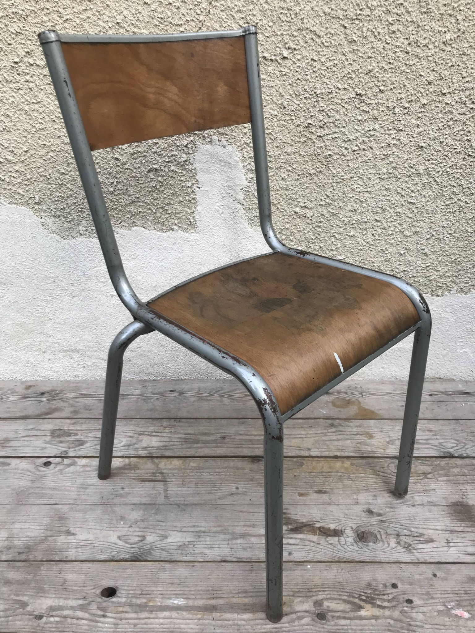 Vintage vintage 70s adult school chair