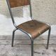 Vintage vintage 70s adult school chair