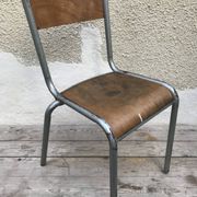 Vintage vintage 70s adult school chair