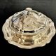 Christofle Gallia vegetable dish and its silver-plated serving platter.