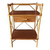 Chevet vintage en rotin