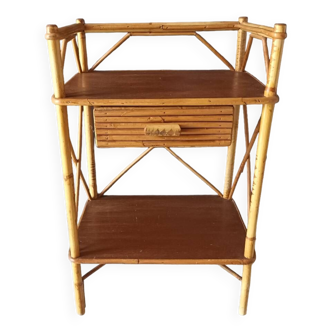 Chevet vintage en rotin