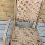 Rocking-chair en cannage
