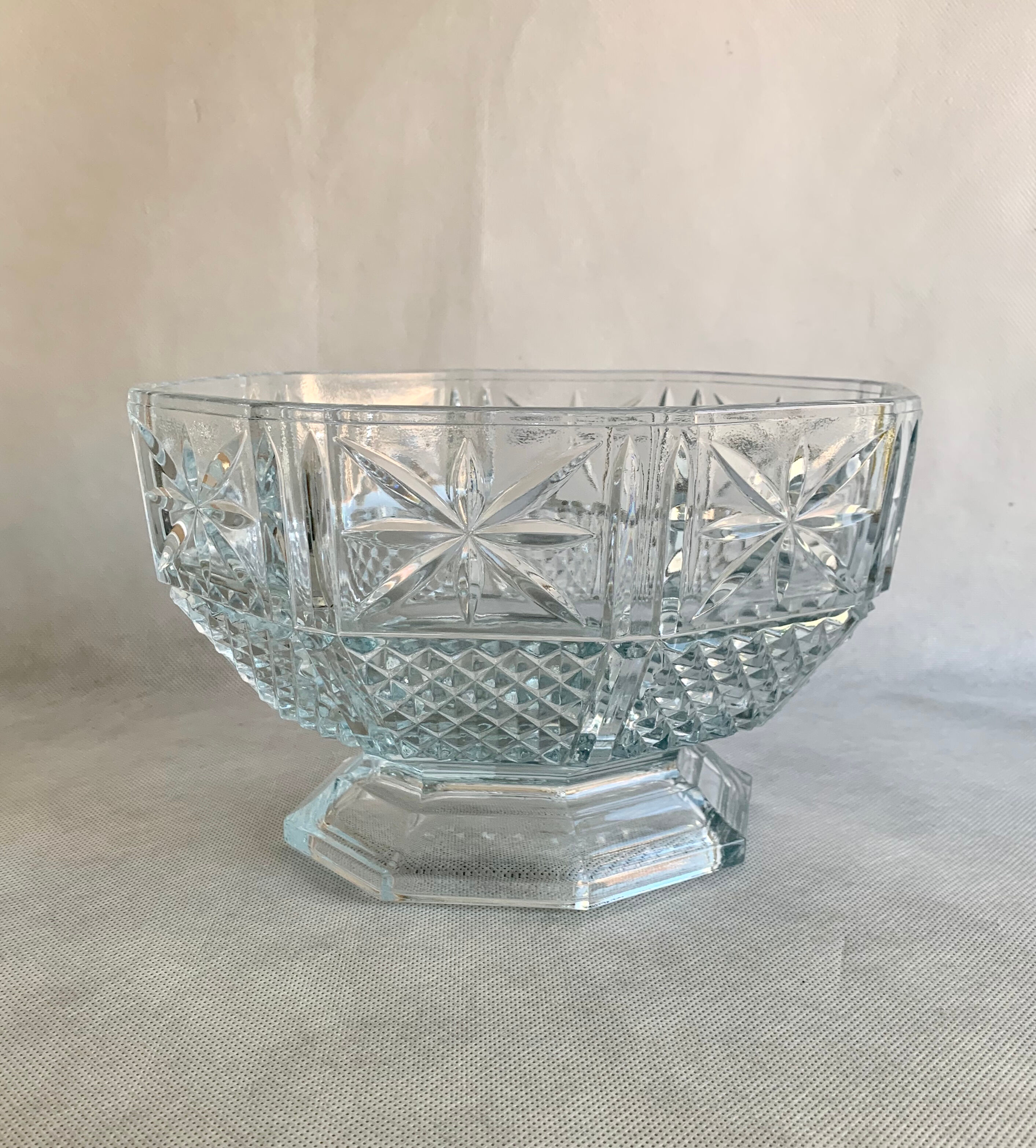 Glass fruit dish, 1960s