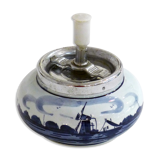 Blue Delft ashtray with lid