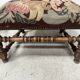 Paire de fauteuils de style Louis XIII a haut dossiers plats XX siècle