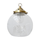 Mid-century italian blown glass 'mountain' pendant light