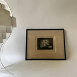 Oil painting & mixed techniques on framed canvas & signed by the artist.