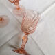 6 pink-footed glasses