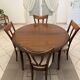 Table et chaises en merisier style Louis Philipe