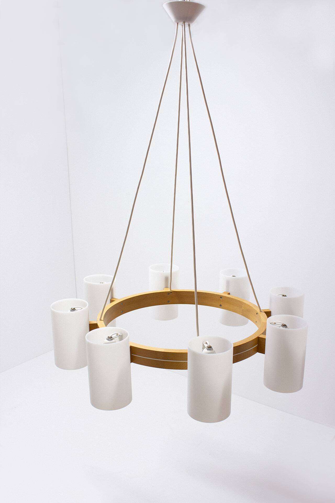 Chandelier by Uno & Östen Kristiansson for Luxus, 1960s