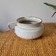 Stoneware sauce boat Manufacure Mongolfier France