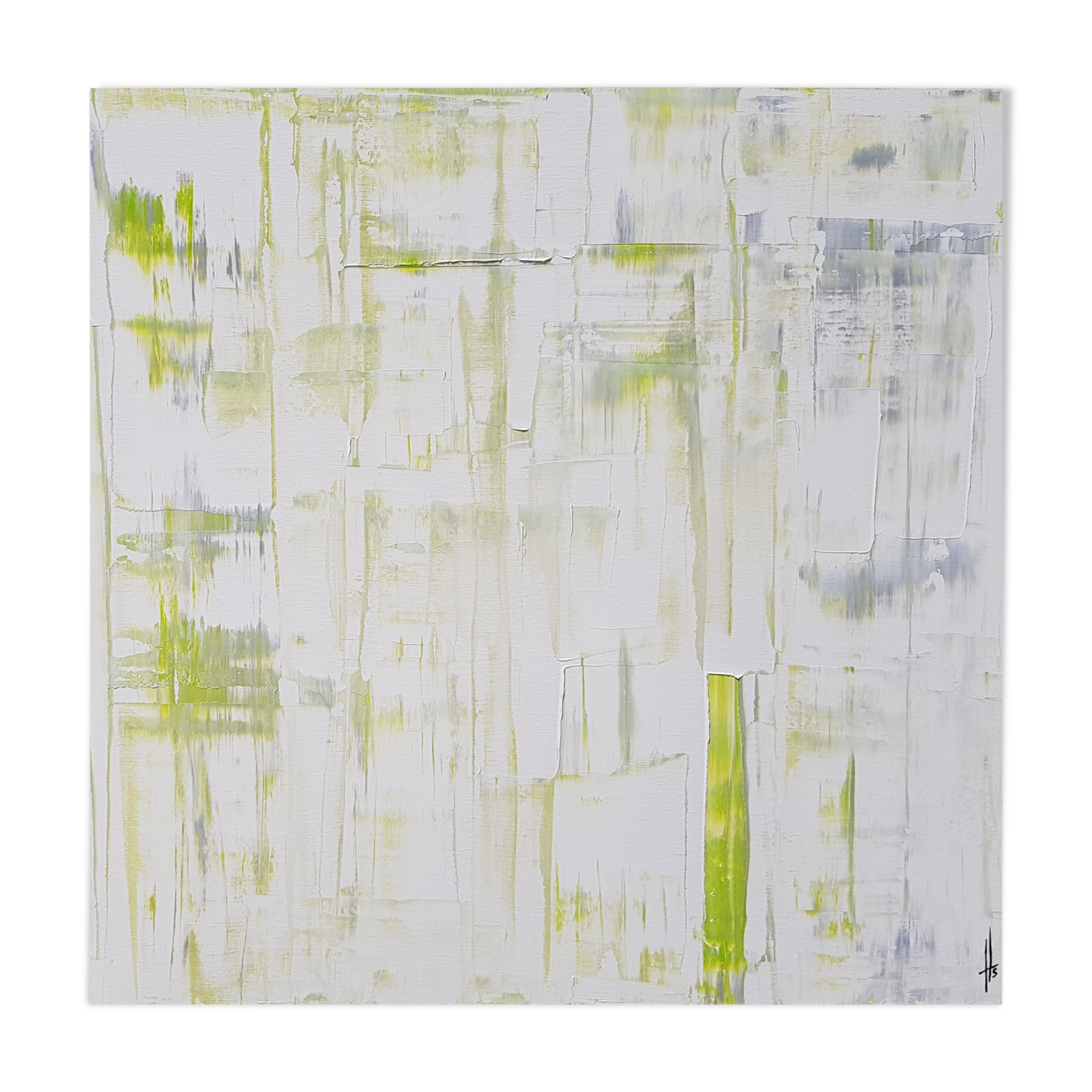 Tableau peinture abstraite "zen"