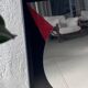 Eugenio Carmi Art Mirror 1970's Italian Decorative