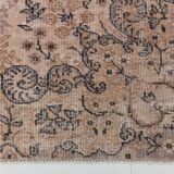 Tapis Rose 266x173 cm Tapis Vintage Rose Pastel, Tapis en Laine Fait Main.