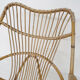 Chaise longue en rotin et en métal Rohe Noordwolde, Pays-Bas des années 1950