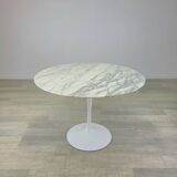 Knoll International Eero Saarinen dining table vintage 1970 marble