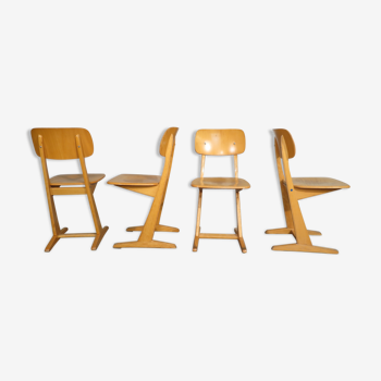 Lot de 4 chaises "cassala" modèle adulte