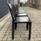 4 black Cassina Cab chairs by Mario Bellini
