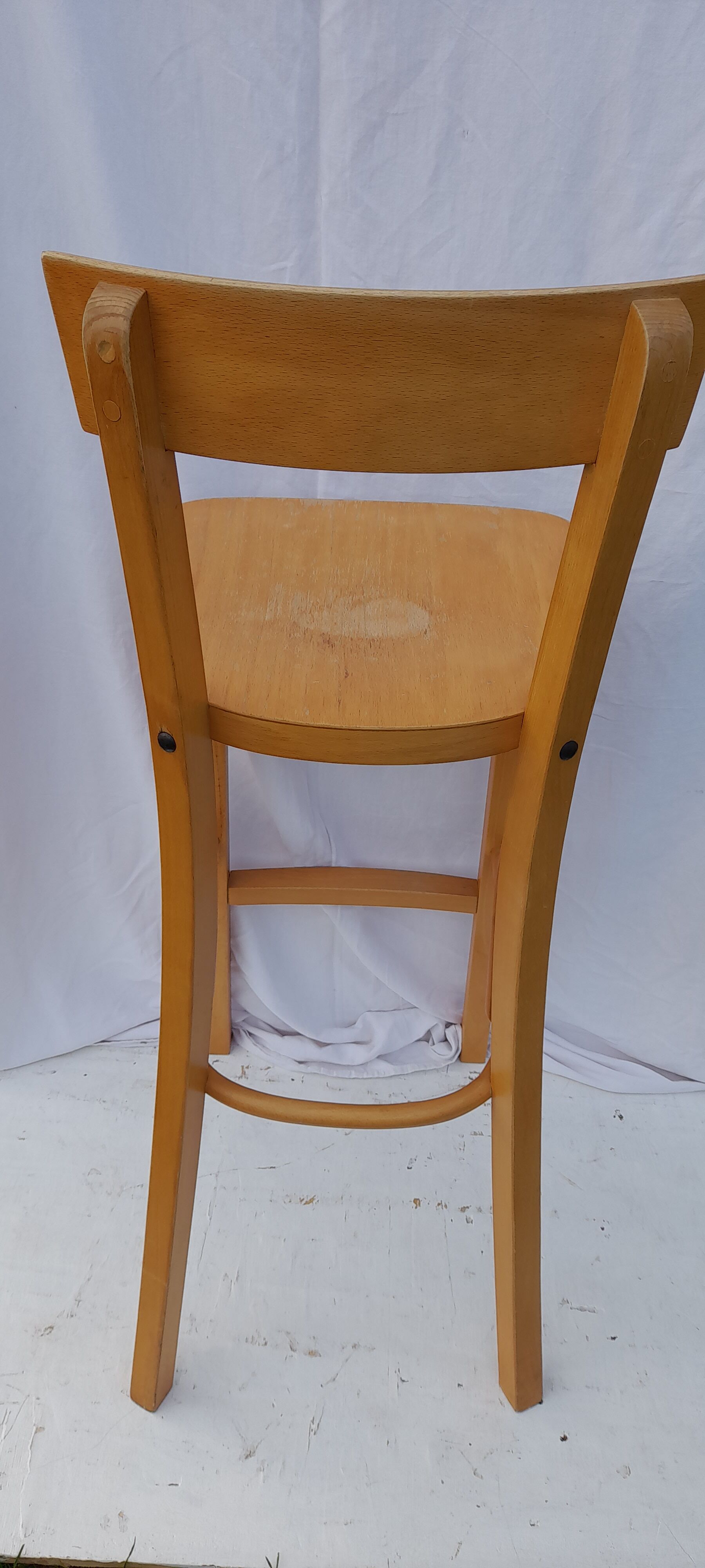 2 chaises bistrot de bar H 103,5 cm