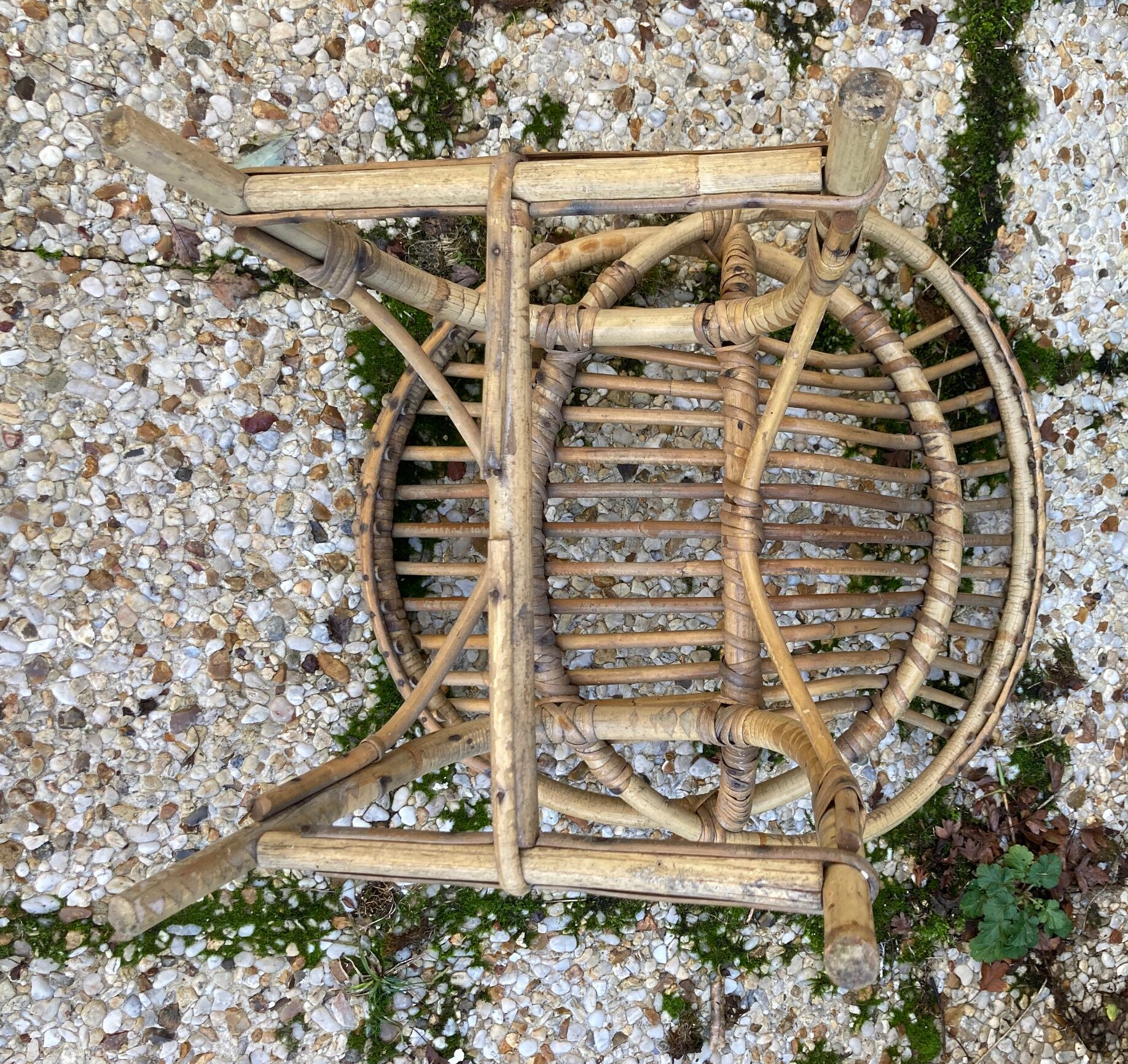 Rattan armchair for vintage children