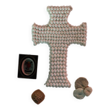 Large Balinese cross made of shells