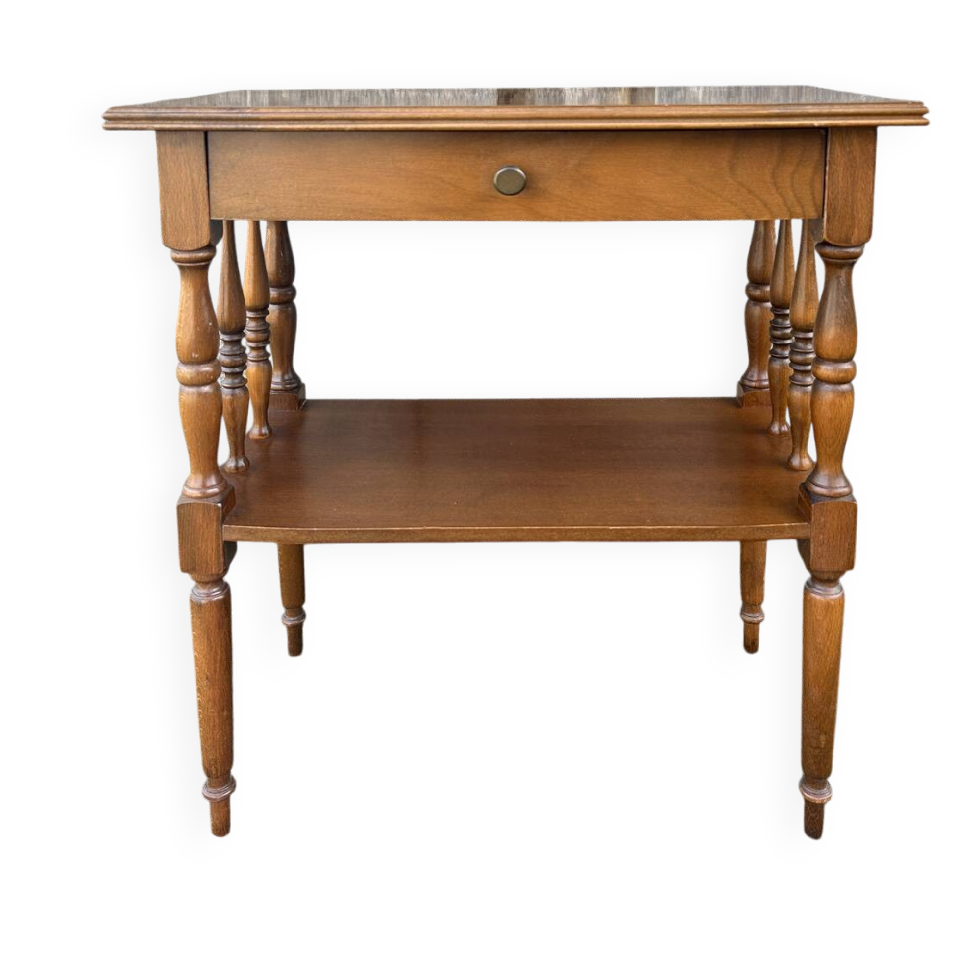 Bedside table, end table, wood, vintage, 60s